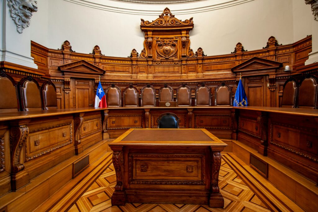 Inside the Irish courtroom.